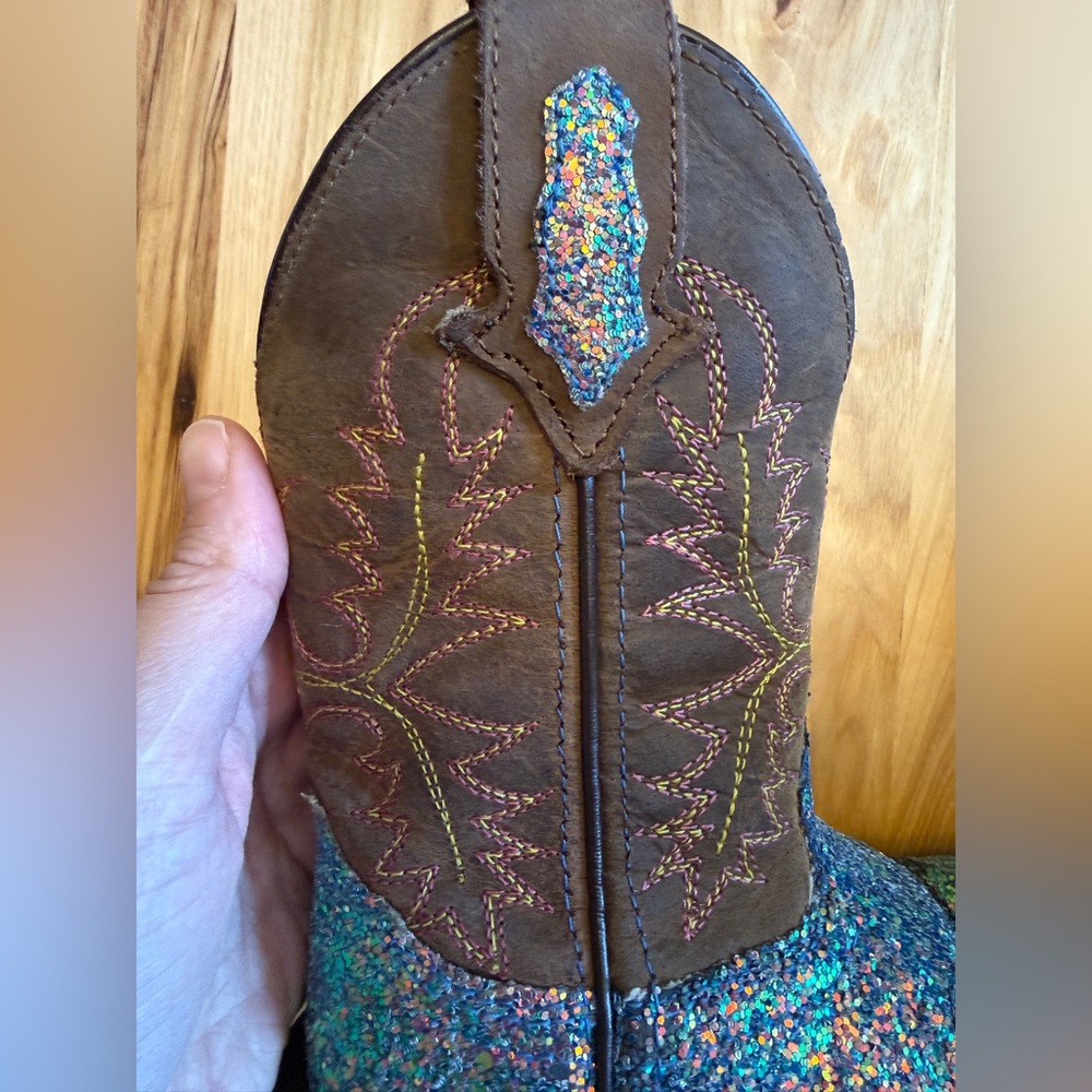 Shyanne Girl Glitter Western Boots - Picture 9 of 16